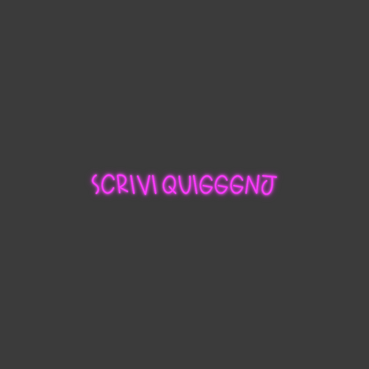 La tua scrittina Scrivi quigggnj