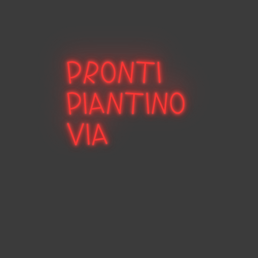 La tua scrittina PRONTI 
PIAN...