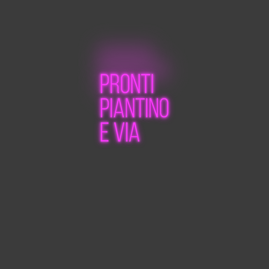 La tua scrittina Pronti
Piant...