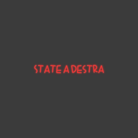 La tua scrittina State a destra