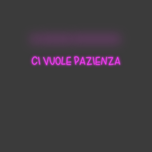 La tua scrittina ci vuole pazi...