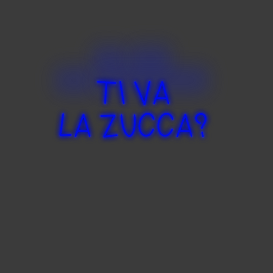 La tua scrittina Ti va 
la zu...
