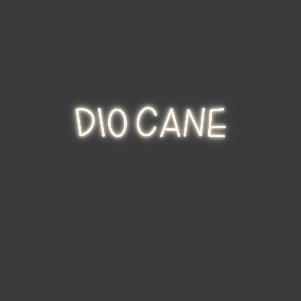 La tua scrittina dio cane