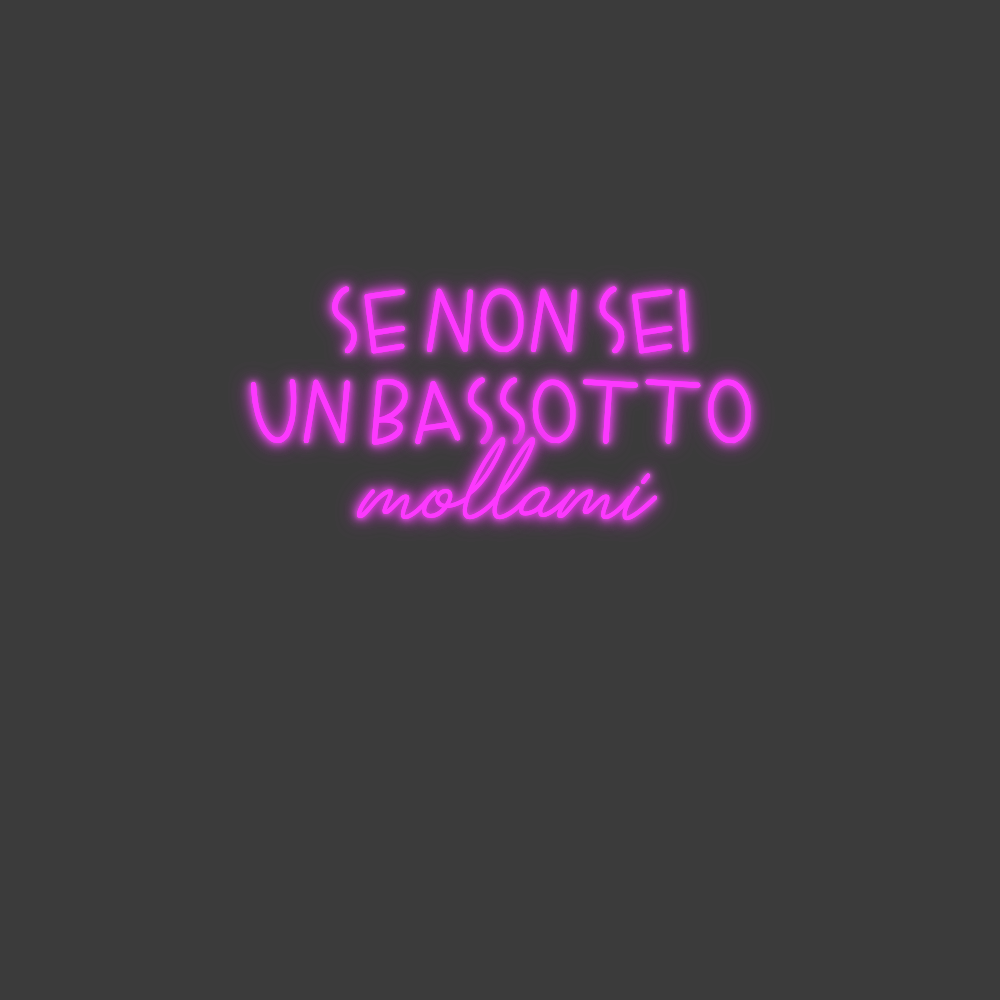 La tua scrittina SE NON SEI
U...