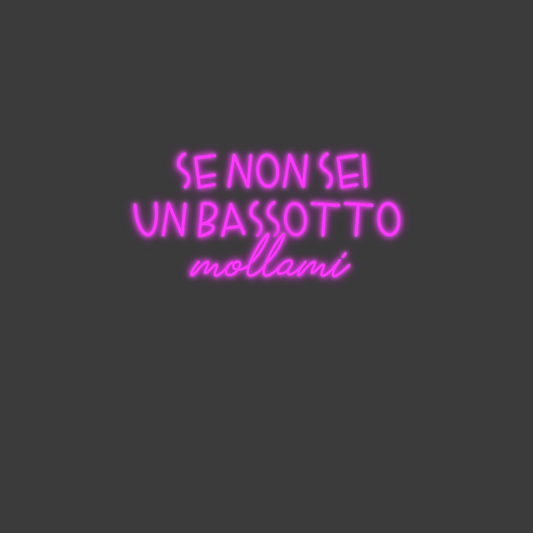 La tua scrittina SE NON SEI
U...