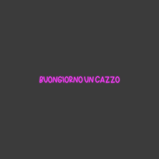 La tua scrittina Buongiorno un...