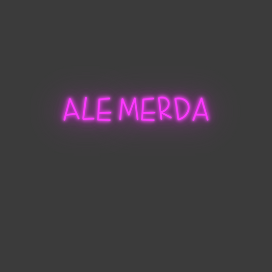 La tua scrittina Ale Merda