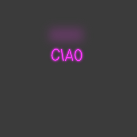 La tua scrittina ciao