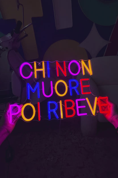 CHI NON MUORE POI RIBEVE