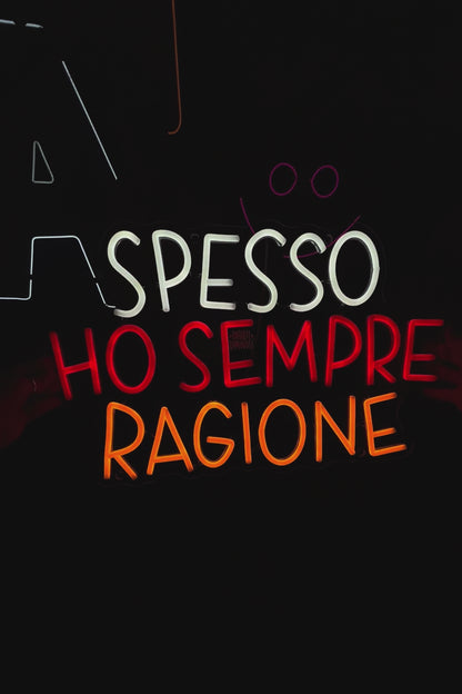 SPESSO HO SEMPRE RAGIONE