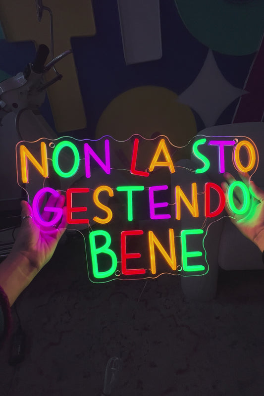 NON LA STO GESTENDO BENE